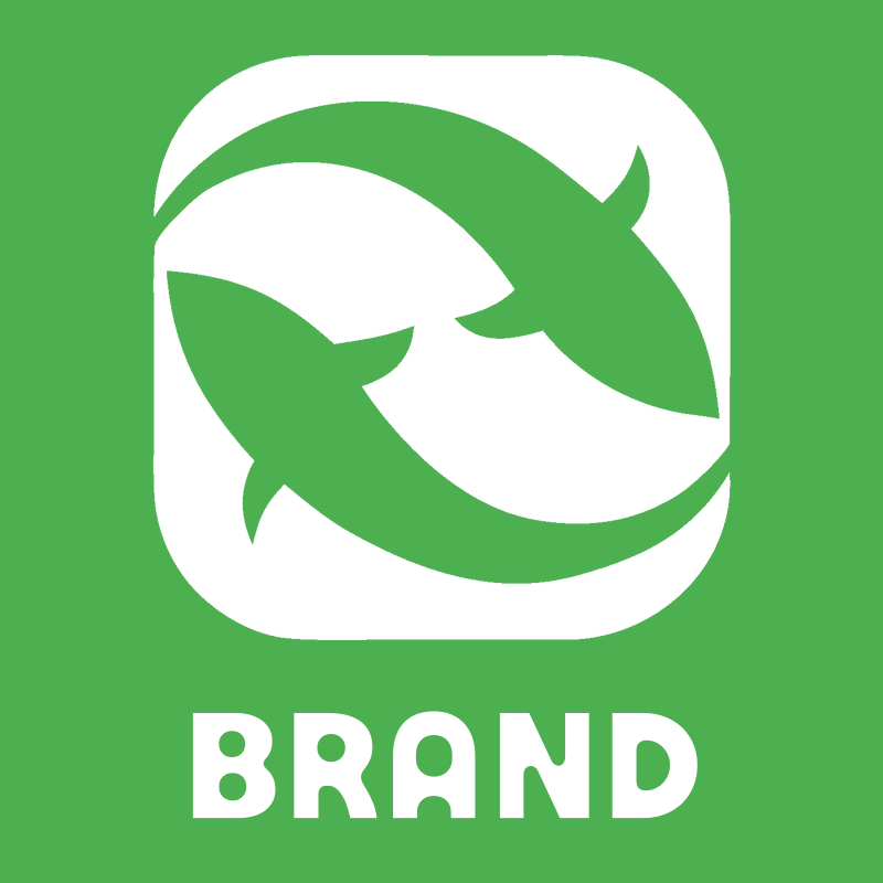 Rounded Square Fish Icon preview