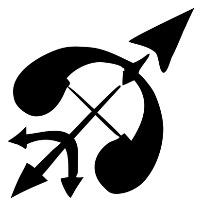 Sagittarius Multi-Arrow Crest