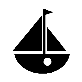 Sailboat with Flag Logo
