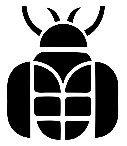 Scarab Beetle Grid Crest