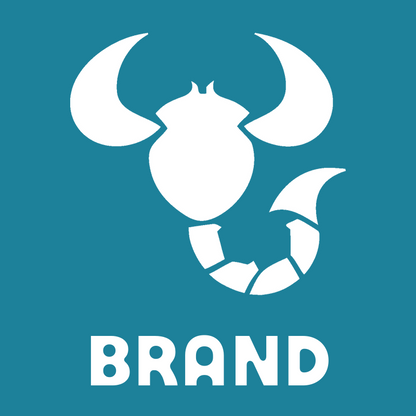 Scorpio Horns Tail Logo preview