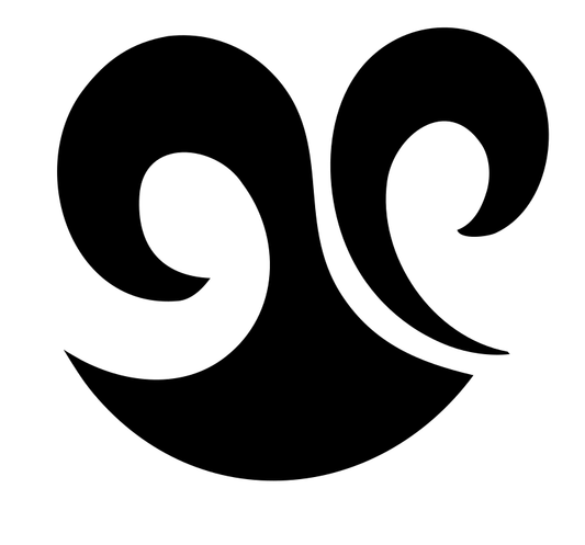 Scroll Ram Horn Emblem
