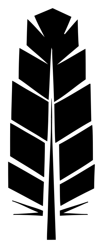 Segmented Feather Panel Logo