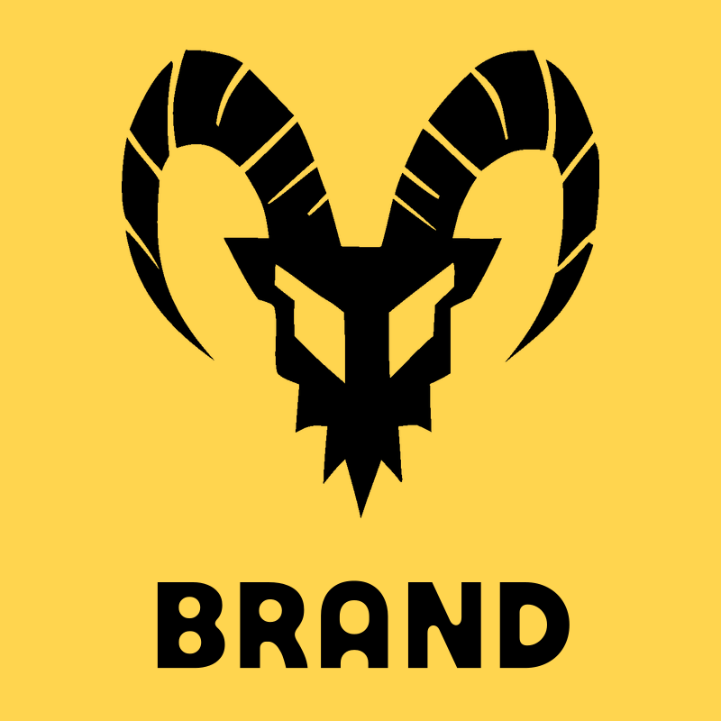 Segmented Ram Skull Badge preview