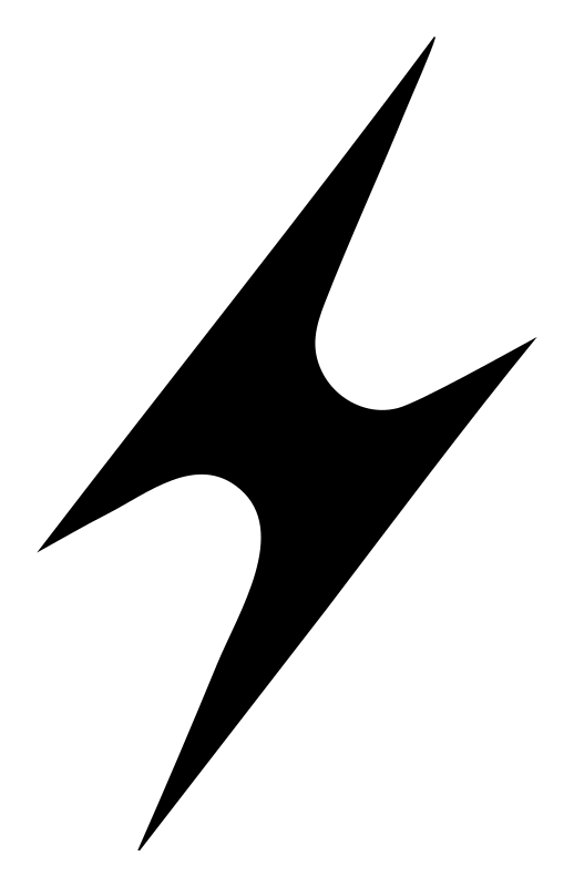 Sharp Lightning Bolt Emblem