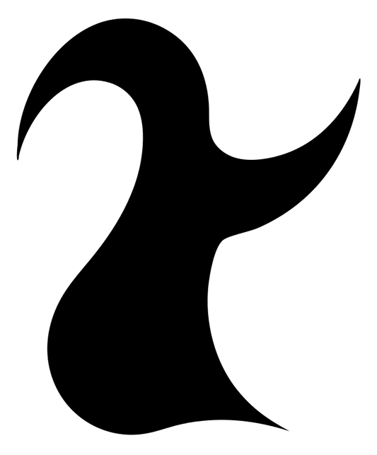 Silhouette Ram Horn Logo