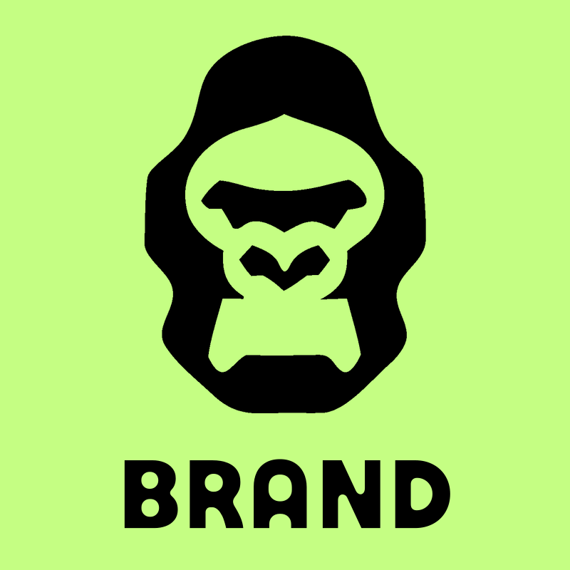 Silverback Gorilla Head Mark preview