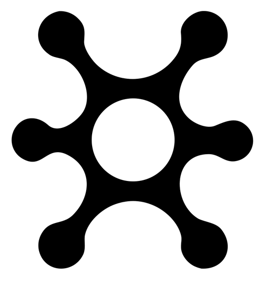 Six-Node Molecule Badge