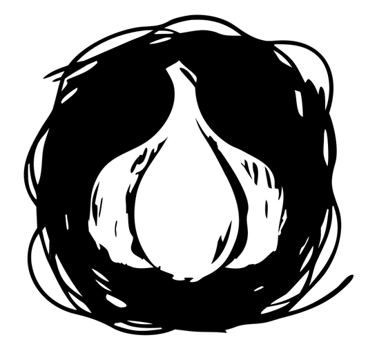 Sketched Garlic Scribble Mark