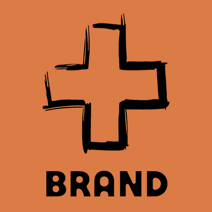 Sketched Plus Sign Logo preview