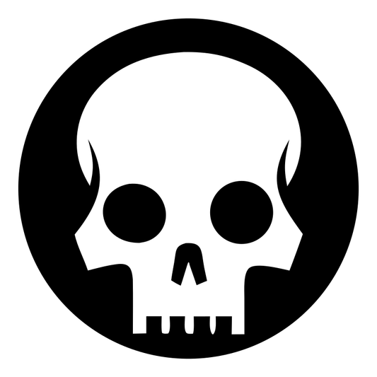 Skull Circle Badge