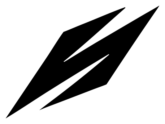 Slanted Lightning Bolt Crest