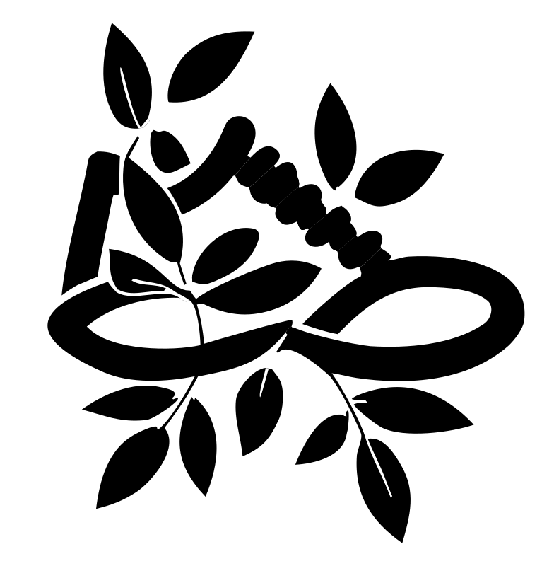 Sneaker Laurel Branch Emblem