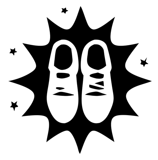 Sneaker Pair Burst Badge