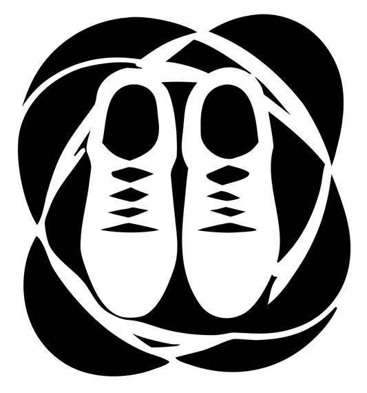 Sneaker Pair Overhead Badge
