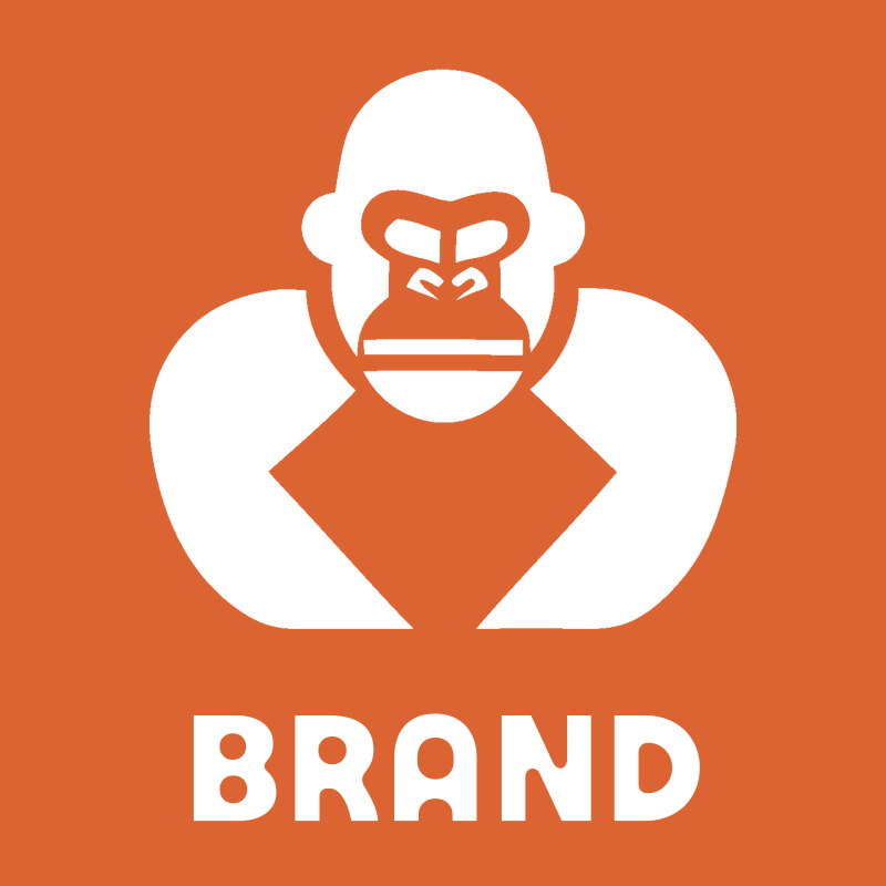 Solid Gorilla Bust Icon preview