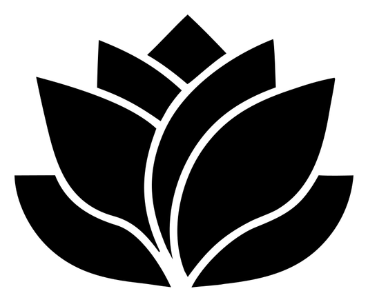 Solid Lotus Flower Emblem