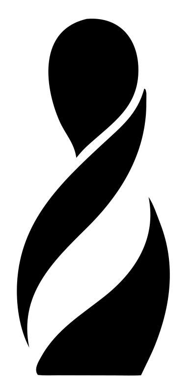 Spiral Bowling Pin Logo