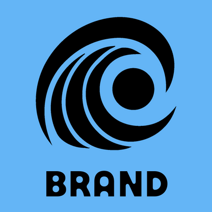 Spiral Ocean Wave Badge preview