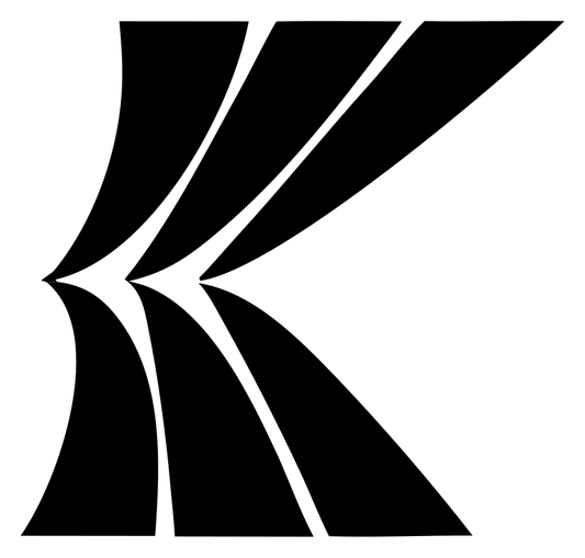 Split Letter K Mark