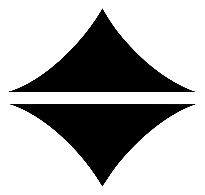 Split Star Compass Mark