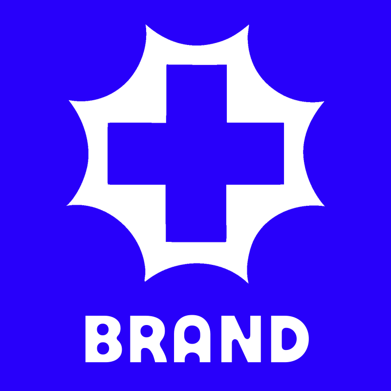 Starburst Cross Negative Space Mark preview