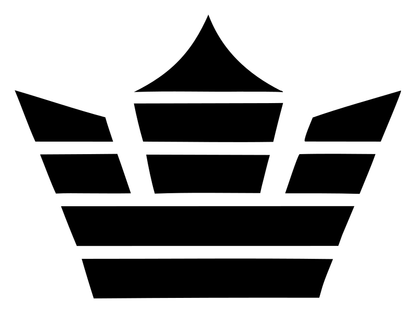 Striped Crown Badge
