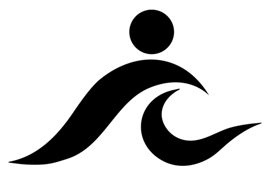 Surfer Figure Wave Mark