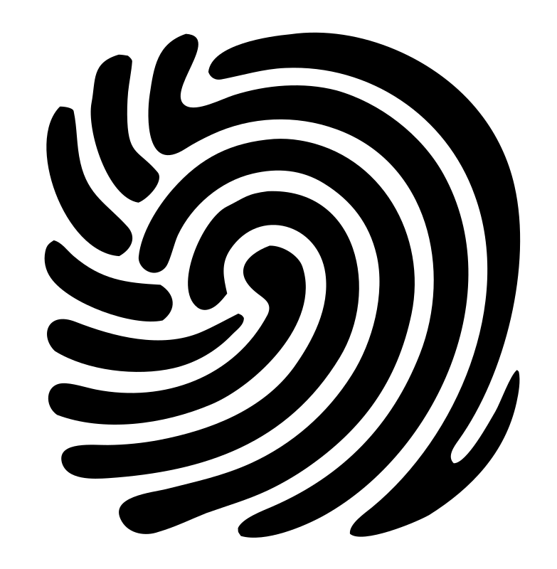 Swirl Fingerprint Scan Mark