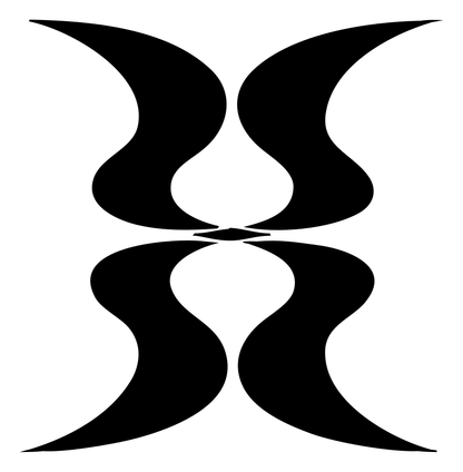 Symmetrical Hourglass Gemini Icon