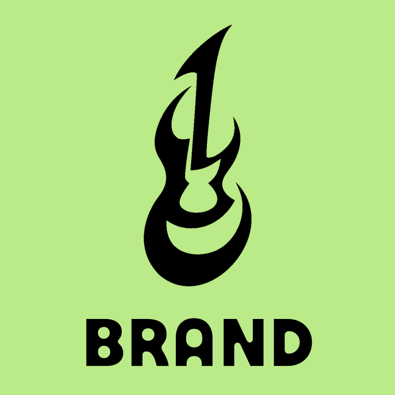 Tribal Flame Guitar Emblem preview