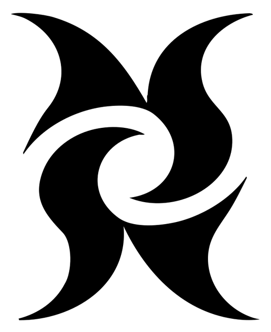 Tribal Flame Spiral Emblem