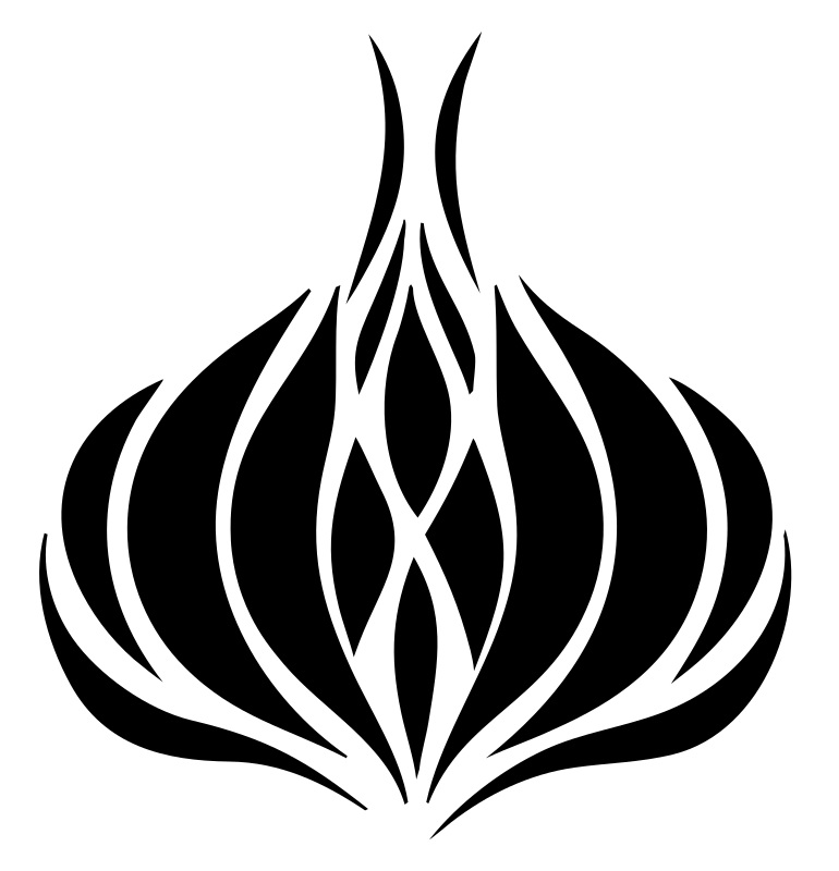 Tribal Garlic Bulb Mark
