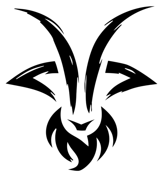 Tribal Goat Face Mark
