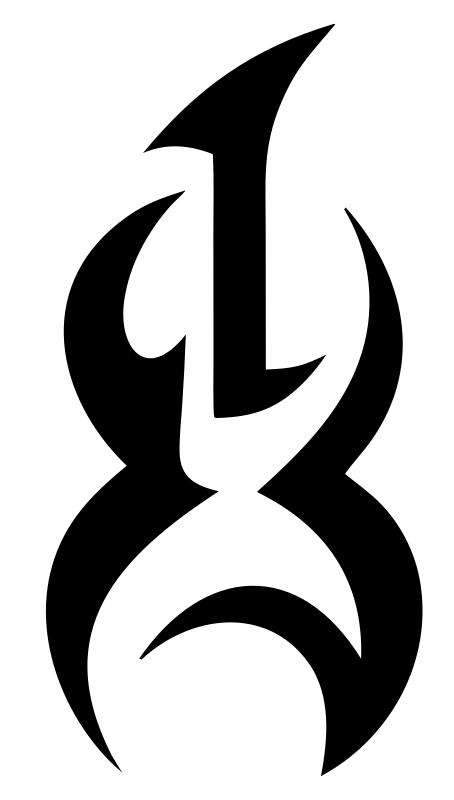 Tribal Guitar Body Badge