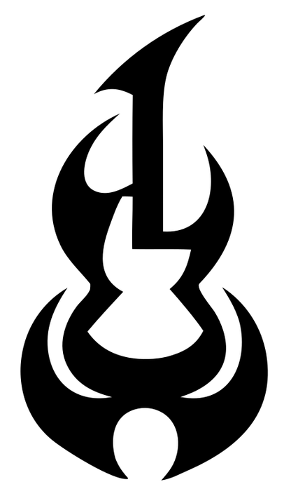 Tribal Guitar Fire Icon