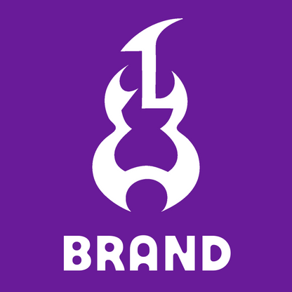 Tribal Guitar Silhouette Crest preview
