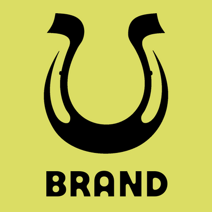Tribal Horseshoe Silhouette Logo preview