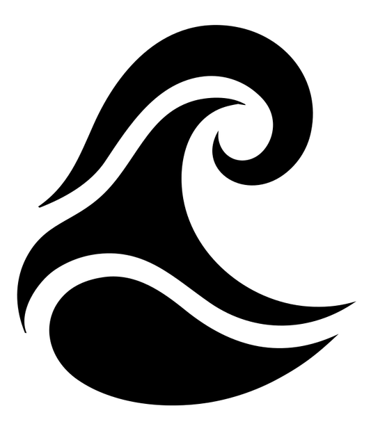 Tribal Ocean Wave Mark
