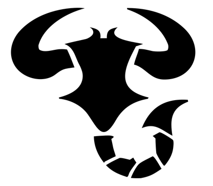 Tribal Scorpio Bull Icon