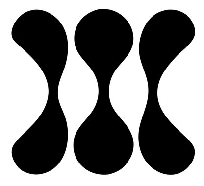 Triple Hourglass Shape Mark
