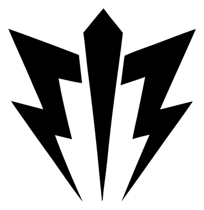 Triple Lightning Bolt Crest