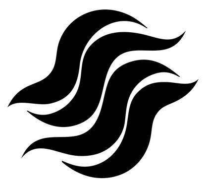 Triple Wave Flame Mark