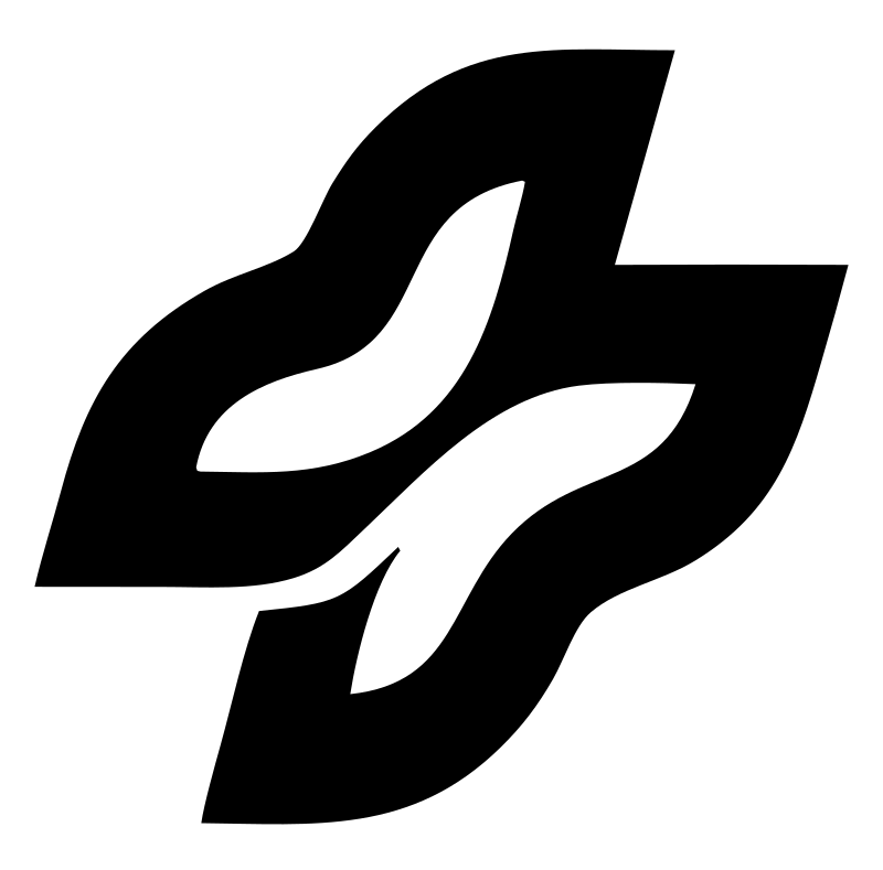 Twisted Ribbon Cross Mark