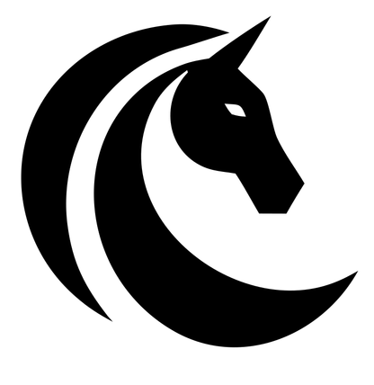 Unicorn Horn Horse Circle Mark