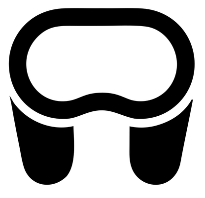 VR Goggles Front Mark