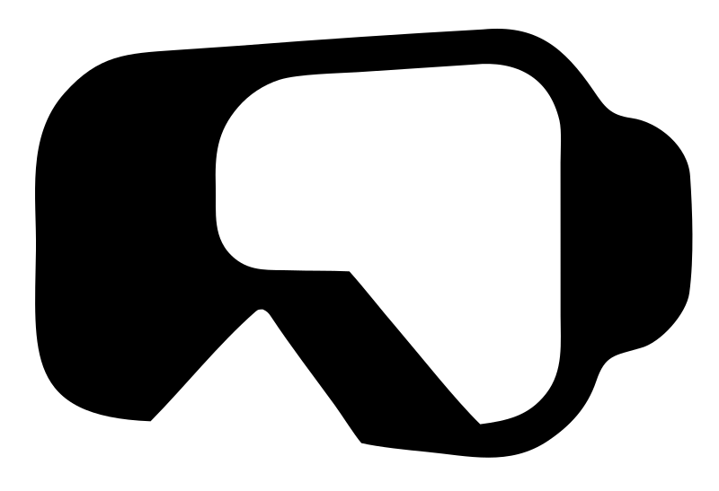 VR Goggles Side Logo