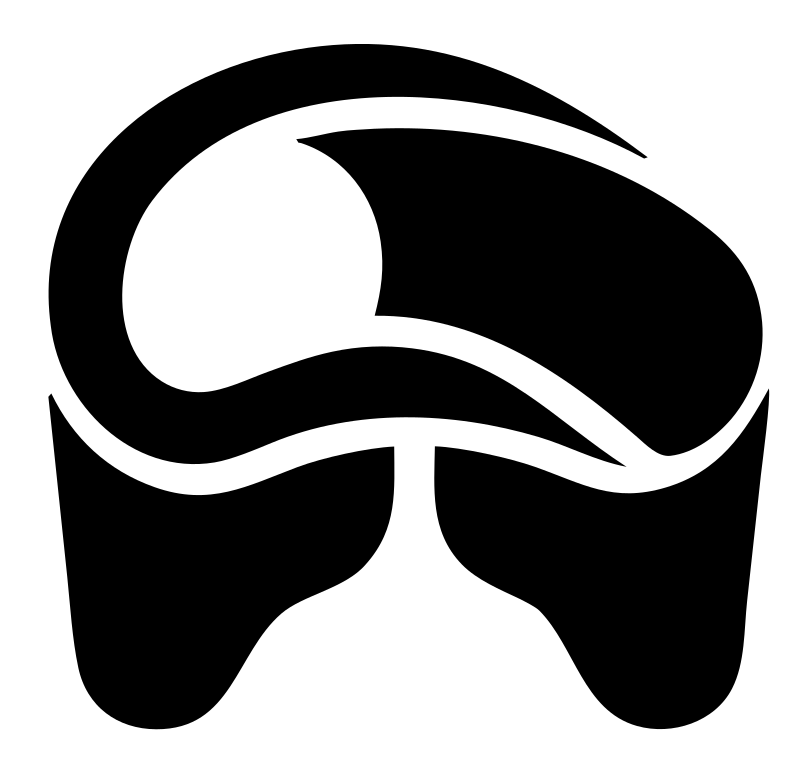VR Headset Silhouette Crest