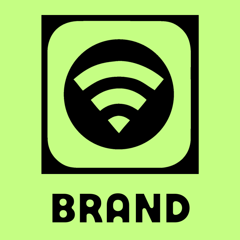 WiFi Rounded Square Badge preview