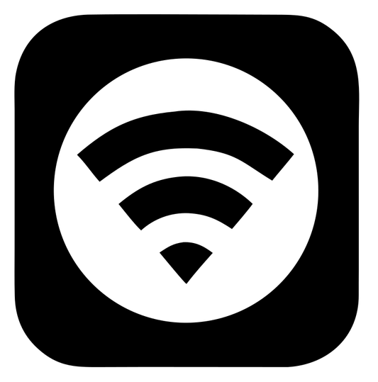 WiFi Rounded Square Badge